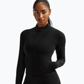 Moteriškas Nike Zenvy Dri-Fit Full Zip juodas/cool grey treninginis džemperis