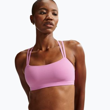 Treniruočių liemenėlė Nike Zenvy Strappy Light-Support light magenta/white