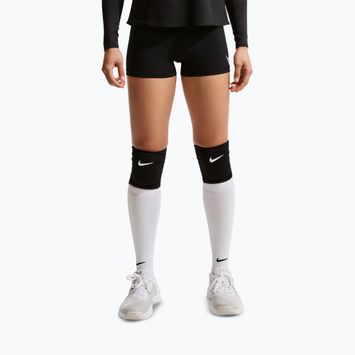 Moteriški treniruočių šortai Nike Pro Mid Rise Biker 3" black/white/metallic silver