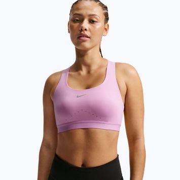 Treniruočių liemenėlė Nike Swift High-Support Lightly Lined light magenta