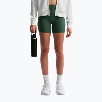 Moteriški šortai Nike Zenvy High Waisted Biker 5" fir/white