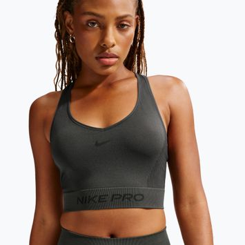 Moteriški marškinėliai Nike Pro Seamless Dri-Fit Cropped dark