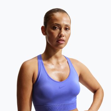 Moteriški marškinėliai Nike Pro Seamless Dri-Fit Cropped sapphire