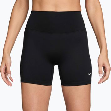 Moteriški šortai Nike One High-Waisted Biker 5" black/white