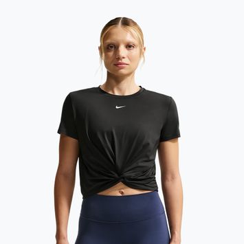 Moteriški marškinėliai Nike One Classic Twist Dri-Fit black/white