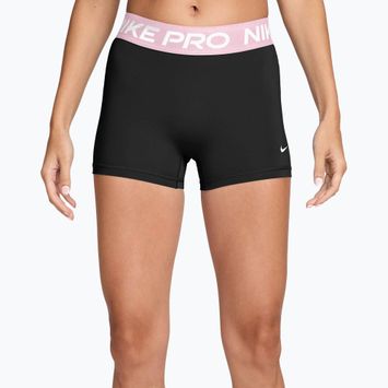 Moteriški šortai Nike Pro Mid-Rise Biker 3" black/pink foam/white