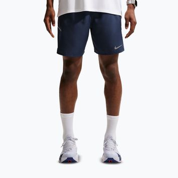 Vyriški bėgimo šortai Nike Miler Dri-Fit Brief Lined7" midnight navy