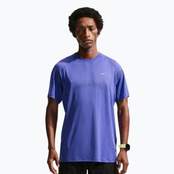Vyriški bėgimo marškinėliai Nike Stride Dri-Fit ADV lapis/deep royal blue