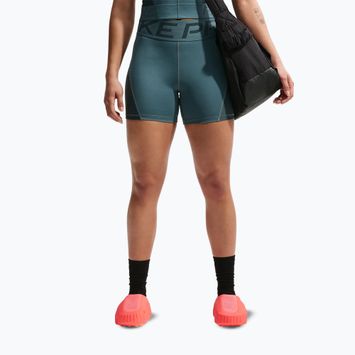 Moteriški šortai Nike Pro Sculpt High Waisted 5" Biker mineral slate/faded spruce/white
