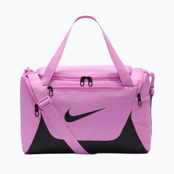 Treniruočiųkrepšys Nike Brasilia Duffel Extra Small 24 l light magenta/black/black