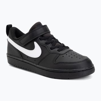 Vaikiški batai Nike Court Borough Low Recraft black/black/white