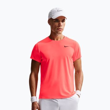 Vyriški teniso marškinėliai Nike Court Dri-Fit Victory hot lava/black