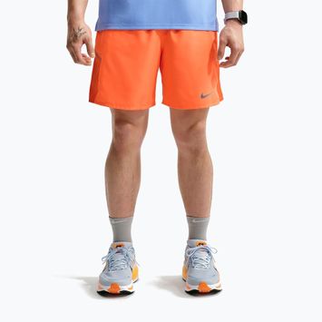 Vyriški bėgimo šortai Nike Miler Dri-Fit 2in1 7" total orange