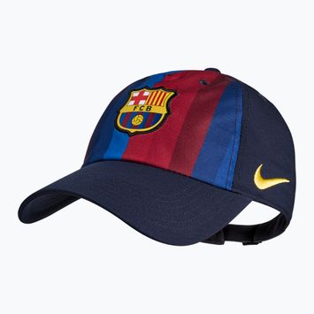 Kepuraitė su snapeliu vaikams Nike FC Barcelona Club Poly blackened blue