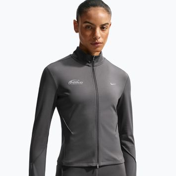 Moteriškas bėgimo džemperis Nike Swift Dri-Fit Full Zip Mid-Layer medium ash