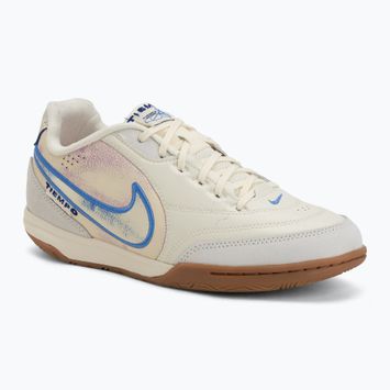 Vyriški futbolo bateliai Nike Tiempo Streetgato PRM IC coconut milk/gum medium brown/blue crystal