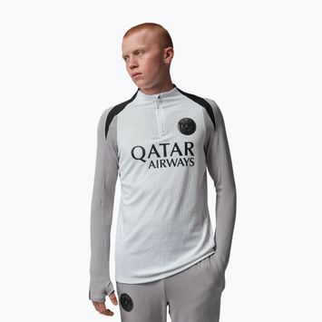 Vyriški futbolo marškinėliai su ilgomis rankovėmis Nike Paris Saint-Germain Strike Elite SE Drill Top white/atmosphere grey/black