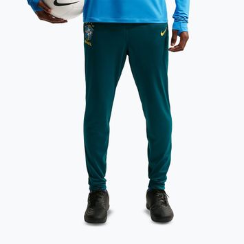 Vyriškos futbolo kelnės Nike Brazil Academy Pro Dri-Fit geode teal/light mint/midwest gold