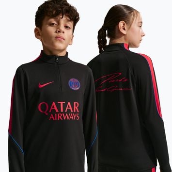 Vaikiškas futbolo džemperis Nike Paris Saint-Germain Strike Dri-Fit Soccer Knit Drill Top black/global red/global red
