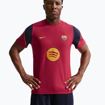 Vyriški futbolo marškinėliai Nike FC Barcelona Dri-Fit ADV Strike Elite noble red/blackened blue