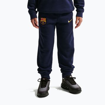 Vaikiškos kelnės Nike FC Barcelona Club Jogger blackened blue/mineral yellow