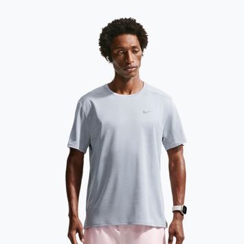 Vyriški bėgimo marškinėliai Nike Miler Dri-Fit UV grey fog/particle grey