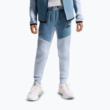 Vaikiškos kelnės Nike Sportswear Tech Fleece hydrogen blue/work blue/black/black
