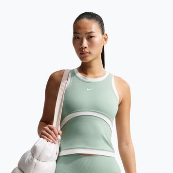 Moteriški treniruočių marškinėliai Nike One Dri-Fit steam/white/white