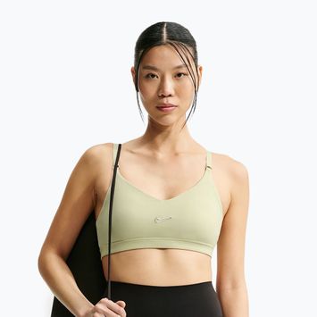 Treniruočių liemenėlė Nike Indy Padded Gloss olive aura