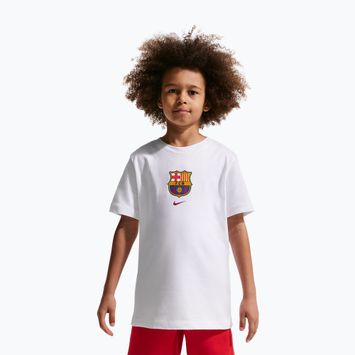 Vaikiški marškinėliai Nike FC Barcelona Soccer white