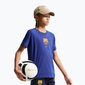 Vaikiški marškinėliai Nike FC Barcelona Soccer deep royal blue