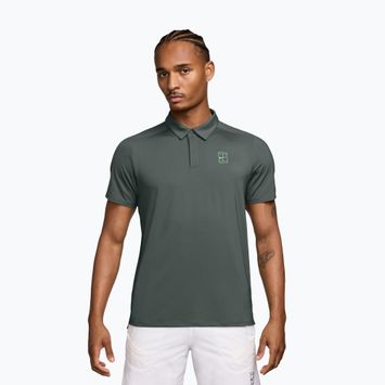 Vyriški teniso polo marškinėliai Nike Court Dri-Fit Advantage camo green/cucumber calm