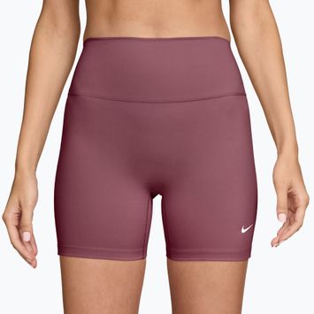 Moteriški treniruočių šortai Nike One pink smoke/white