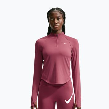 Moteriškas bėgimo džemperis Nike Tempo Dri-Fit 1/4 Zip pink smoke