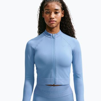 Moteriškas treniruočių džemperis Nike Pro Seamless work blue