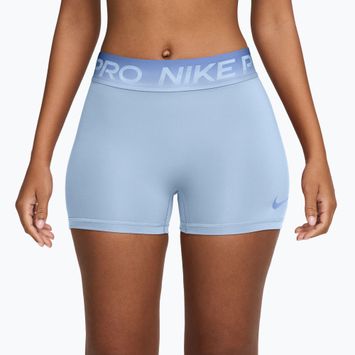 Moteriški treniruočių šortai Nike Pro hydrogen blue/aluminum
