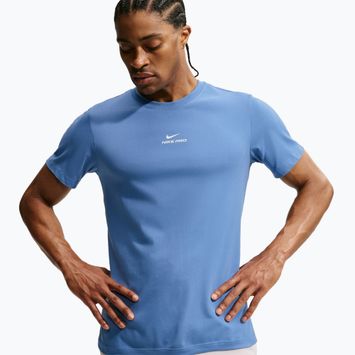 Vyriški treniruočių marškinėliai Nike Pro indigo storm/white