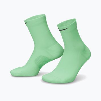 Kojinės Nike Run Midweight Micro Crew cucumber calm/black/black