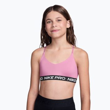 Mergaičių liemenėlė Nike Pro Pink Rise
