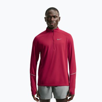 Vyriškas bėgimo džemperis Nike Miler Dri-Fit UV 1/2 Zip tough red