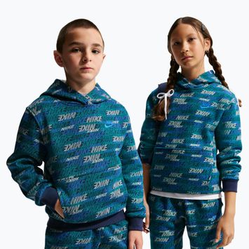 Vaikiškas džemperis Nike Sportswear Club Fleece bright spruce/midnight navy/game royal