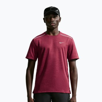 Vyriški bėgimo marškinėliai Nike Miler Dri-Fit UV tough red/mystic dates