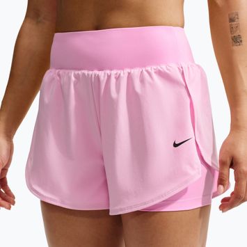 Moteriški treniruočių šortai Nike Pro Sculpt pink rise/black
