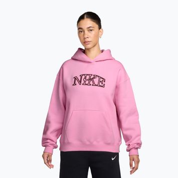 Moteriškas džemperis Nike Studio Fleece pink rise/pink smoke