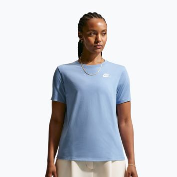 Moteriški marškinėliai Nike Sportswear Club Essentials work blue