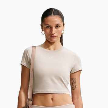Moteriški marškinėliai Nike Sportswear Chill Knit cream Ii/sail