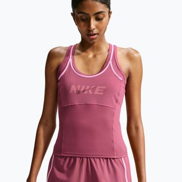 Moteriški treniruočių marškinėliai Nike One pink smoke/pink rise/mystic dates/white