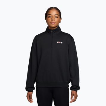 Moteriškas treniruočių džemperis Nike Studio Fleece Sport black/university red/white