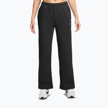 Moteriškos kelnės Nike Studio Fleece total black/sail