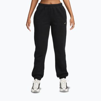 Moteriškos kelnės Nike Studio Fleece total black/sail